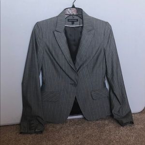 Express grey and blue pinstripe blazer size 2
